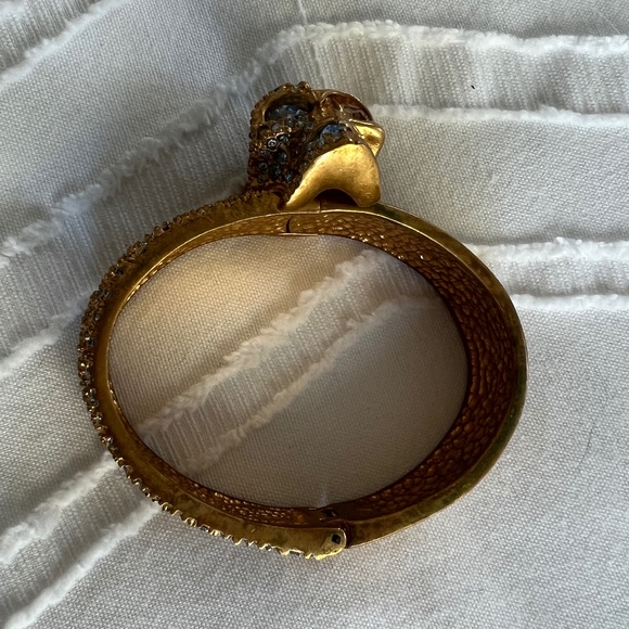 ALEXANDER MCQUEEN VINTAGE GOLD SKULL BRACELET - Picture 5 of 7